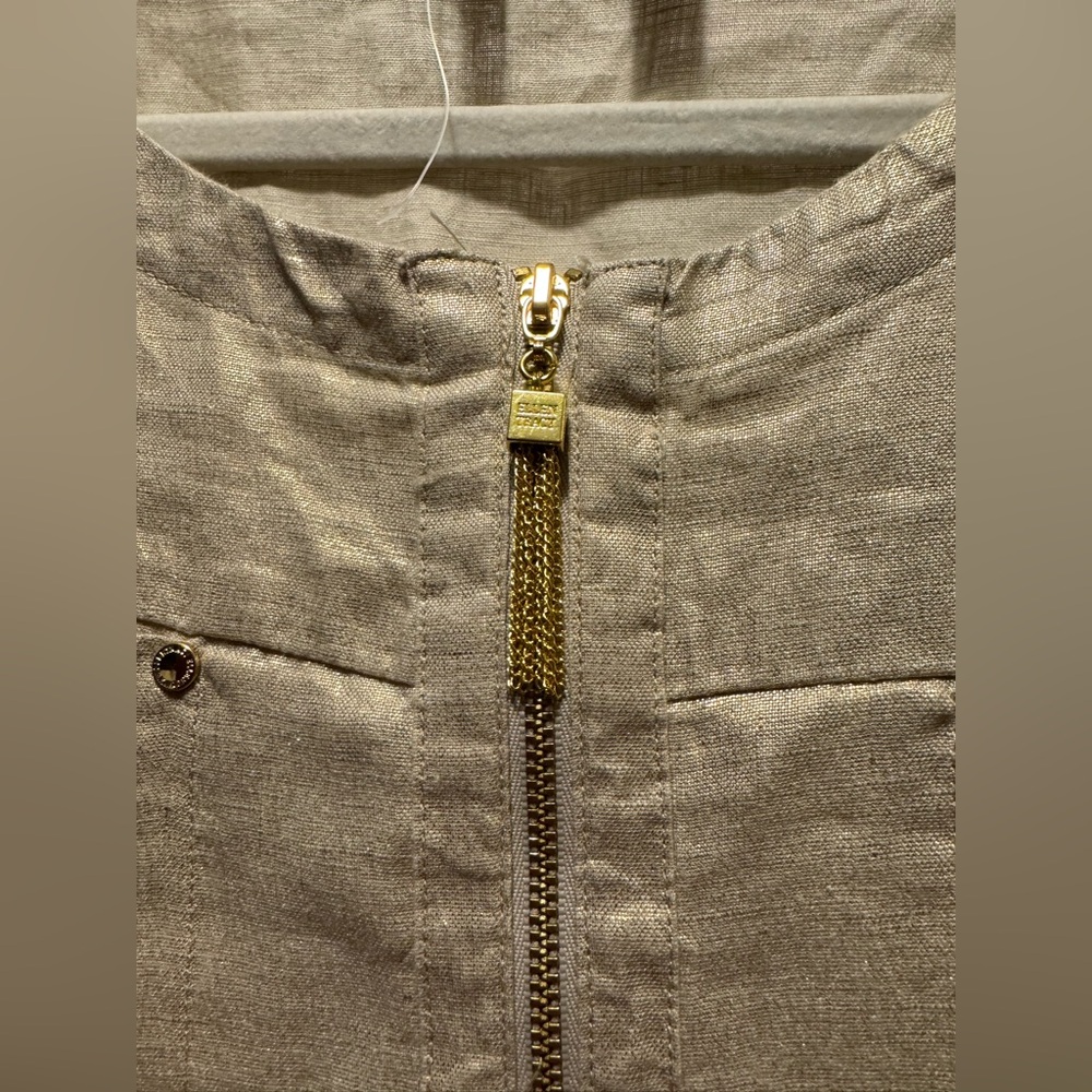 Ellen Tracy Gold Short Sleeve Women's Top Size S - Picture 8 of 15